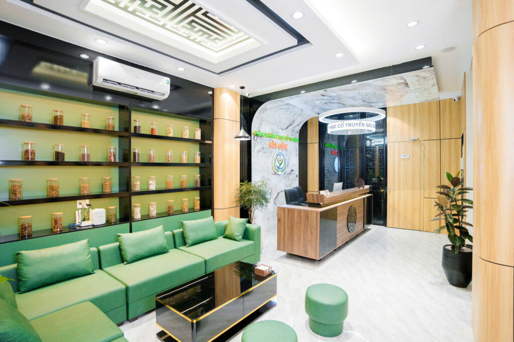 Nội thất phòng khám Y học cổ truyền Sài Gòn