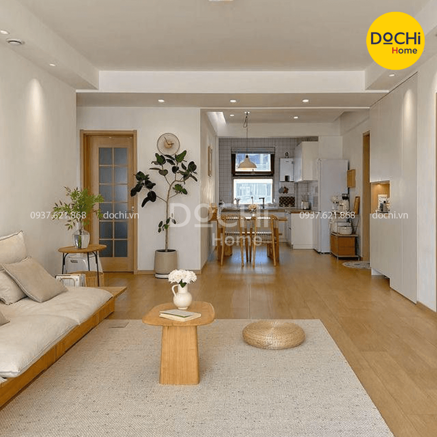 Mẫu nội thất căn hộ phong cách Indochine