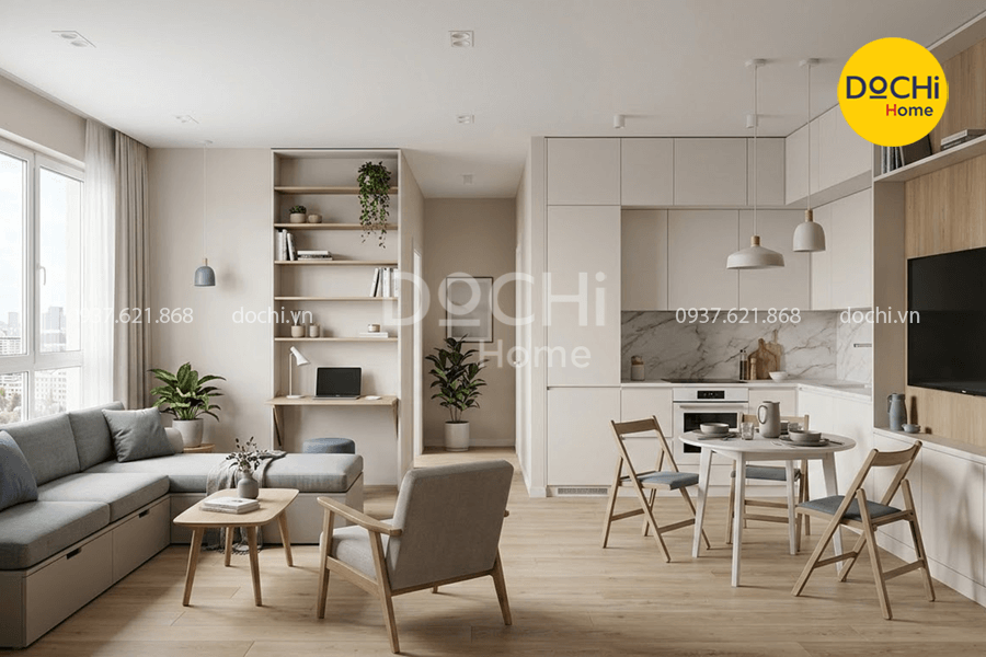 Nhu cầu thiết kế nội thất chung cư 67m2