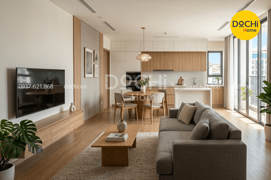 Các yếu tố cần chú ý khi thiết kế nội thất chung cư 86m2