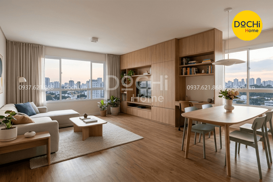 Những lưu ý khi thiết kế nội thất chung cư 95m2