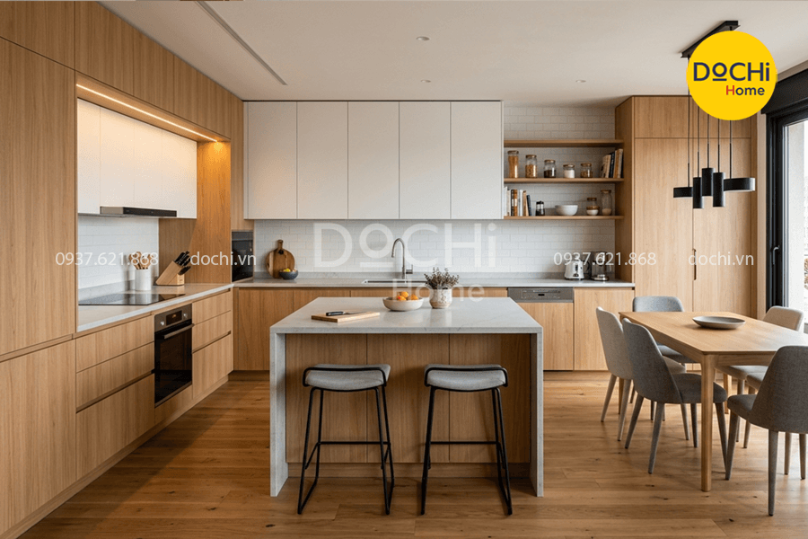 Bố trí nội thất phòng bếp