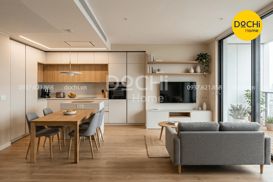 Những điều cần chú ý khi thiết kế nội thất chung cư 96m2