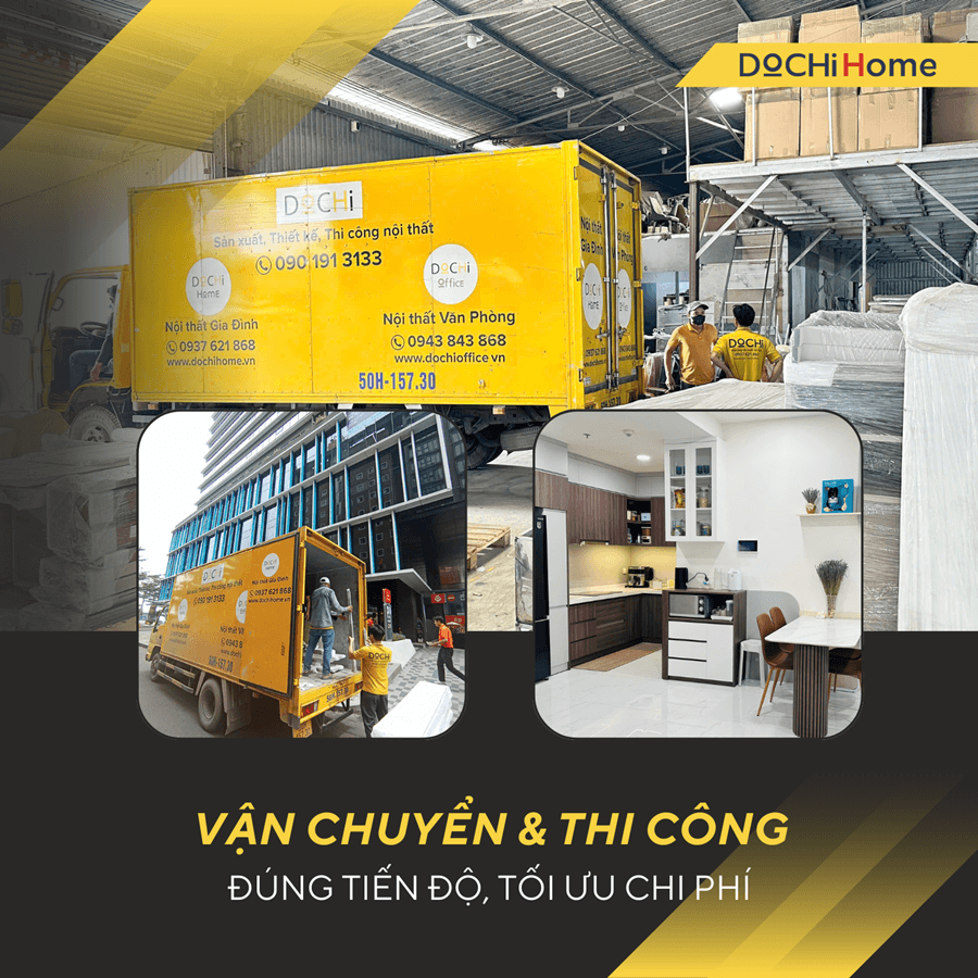 Thi công nội thất theo thiết kế có sẵn