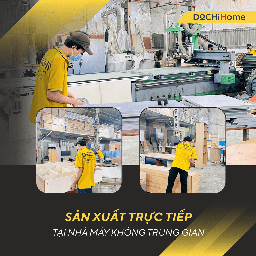 Sản xuất nội thất căn hộ theo yêu cầu