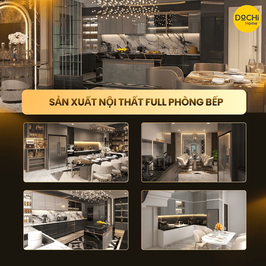 Thiết kế thi công nội thất bếp