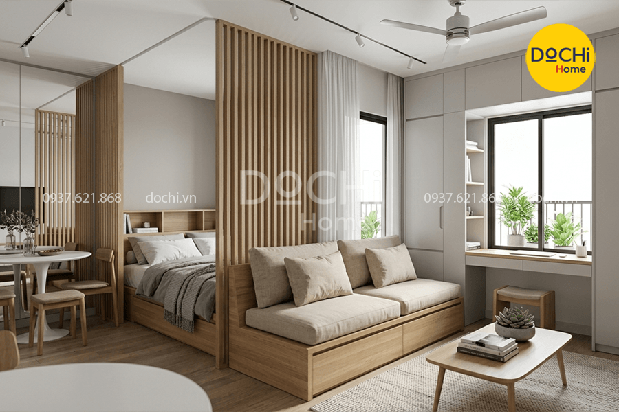 Lưu ý khi thiết kế nội thất căn hộ 40m2