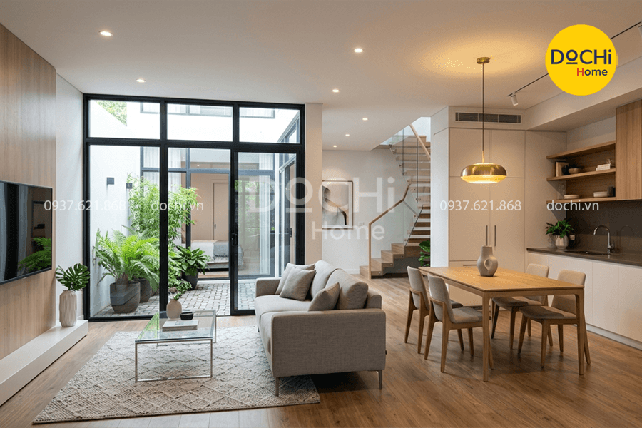 Phong cách thiết kế nội thất nhà phố hiện đại