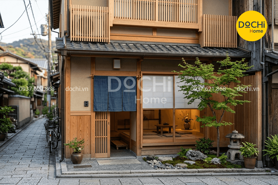 Phong cách thiết kế nội thất nhà phố Nhật Bản