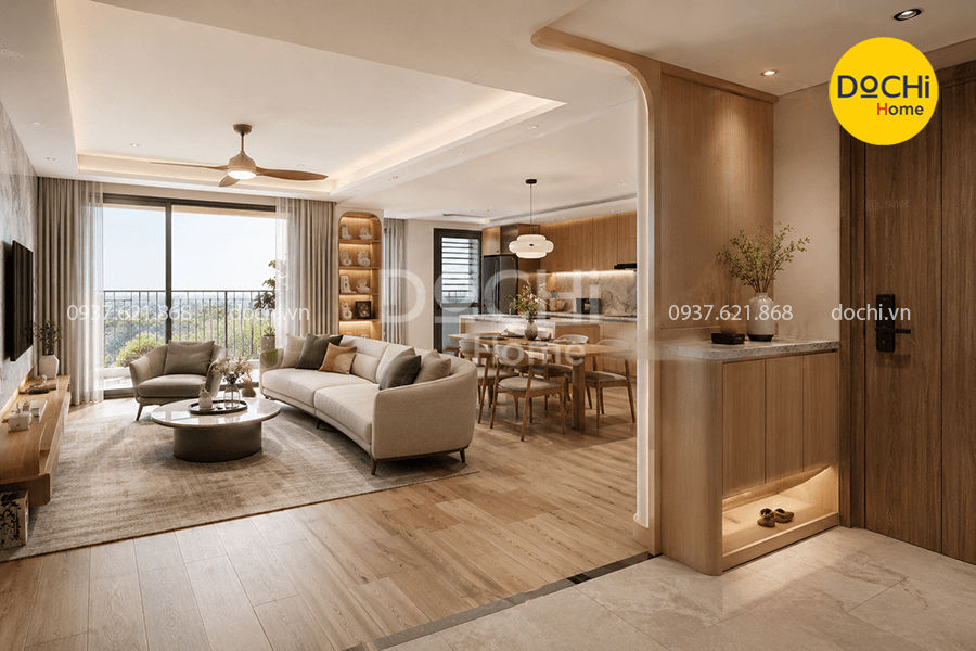 Kinh nghiệm khi thiết kế nội thất căn hộ 105m2