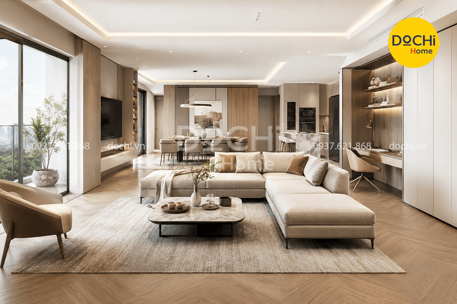 Những điểm cần lưu ý khi thiết kế nội thất chung cư 120m2