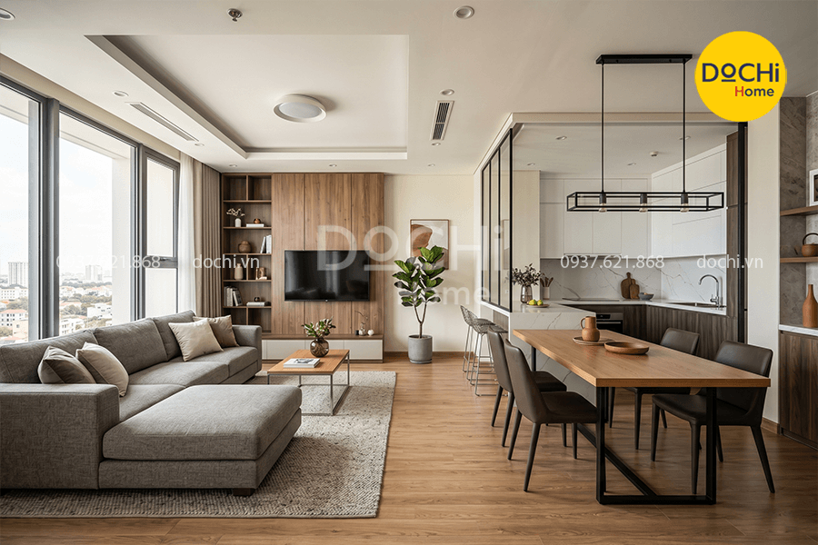 Những điểm cần lưu ý khi thiết kế nội thất chung cư 120m2