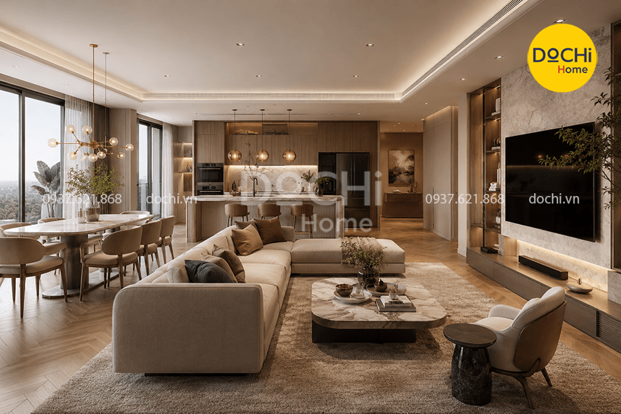 Lưu ý khi thiết kế nội thất chung cư 150m2