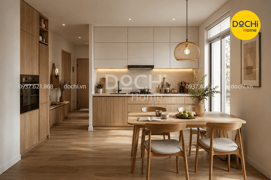 Thiết kế nội thất cho từng không gian căn hộ 58m2