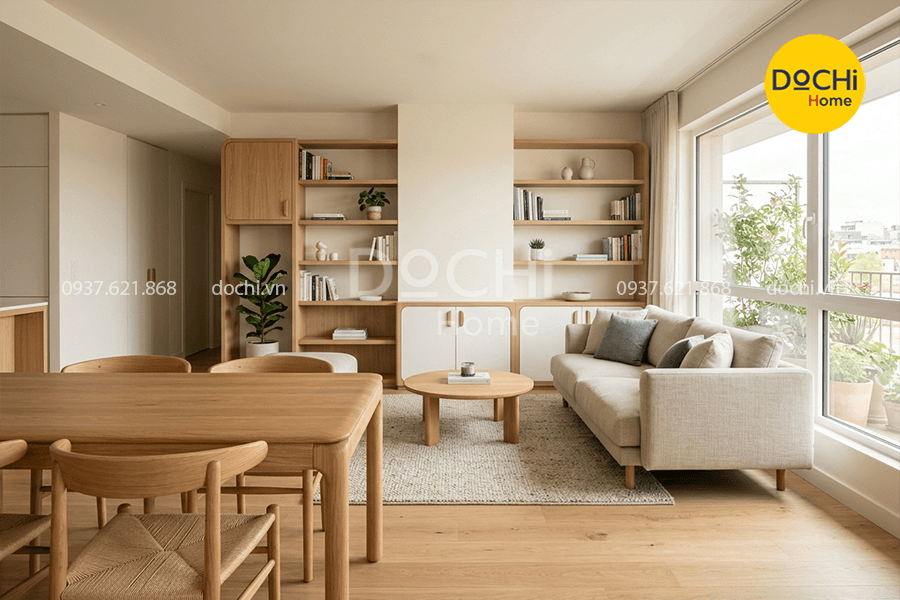 Những điều cần lưu ý khi thiết kế nội thất căn hộ 59m2