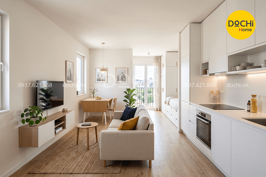 Bố trí nội thất cho chung cư diện tích nhỏ (<50m2)