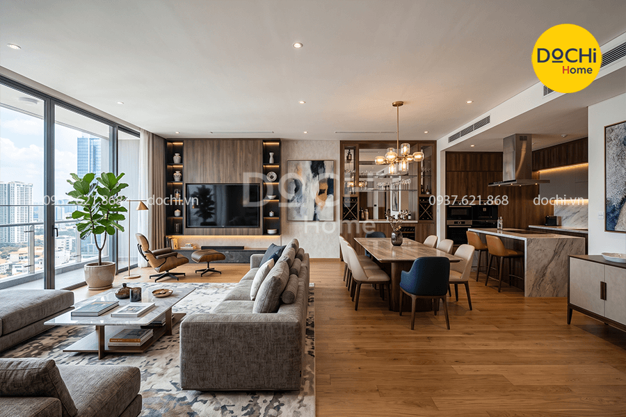 Bố trí nội thất cho chung cư diện tích lớn(>75m2)