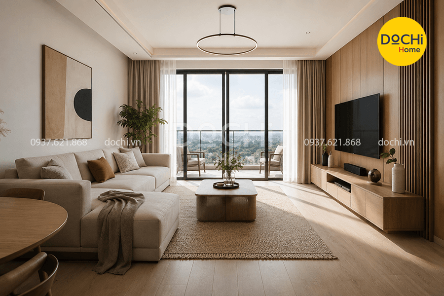 Bố trí nội thất chung cư cho phòng khách