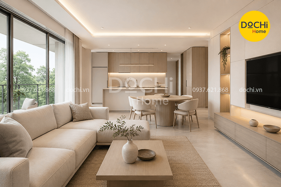 Thiết kế nội thất căn hộ Celadon phong cách tối giản mà tinh tế