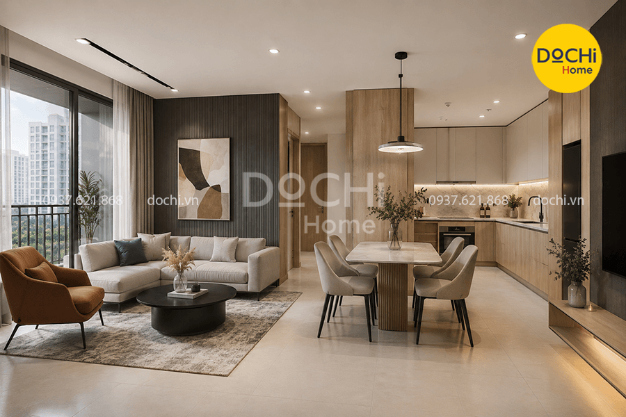 Thiết kế nội thất phong cách hiện đại Vinhomes Grand Park