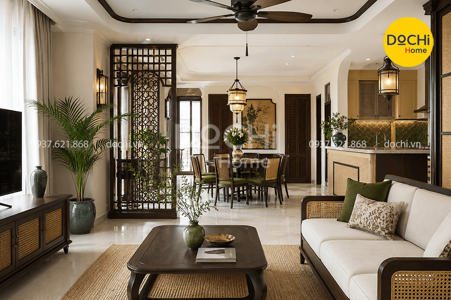 Thiết kế nội thất Indochine Vinhomes Grand Park