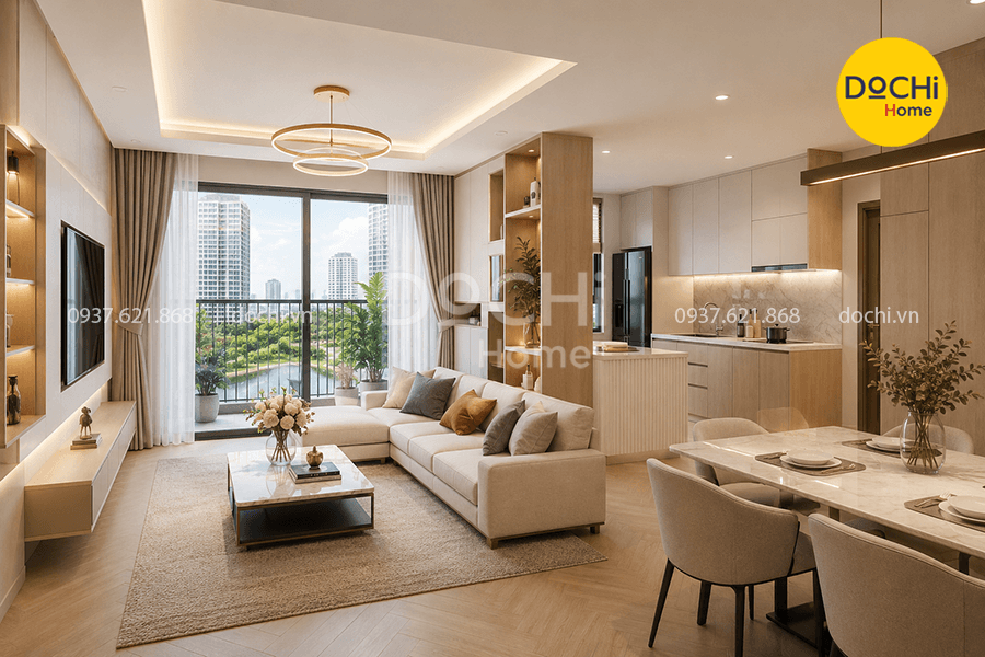 25+ Mẫu thiết kế nội thất căn hộ Vinhomes Grand Park chuẩn gu và tối ưu cho từng không gian